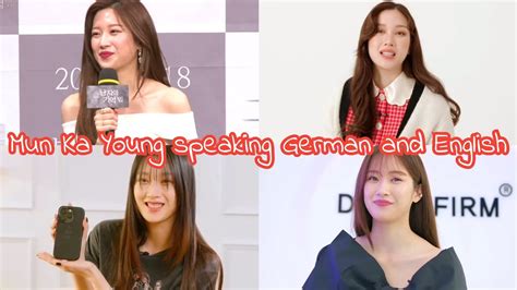 mun ka young german|Mun Kayoung speaking German and English is like music to my .